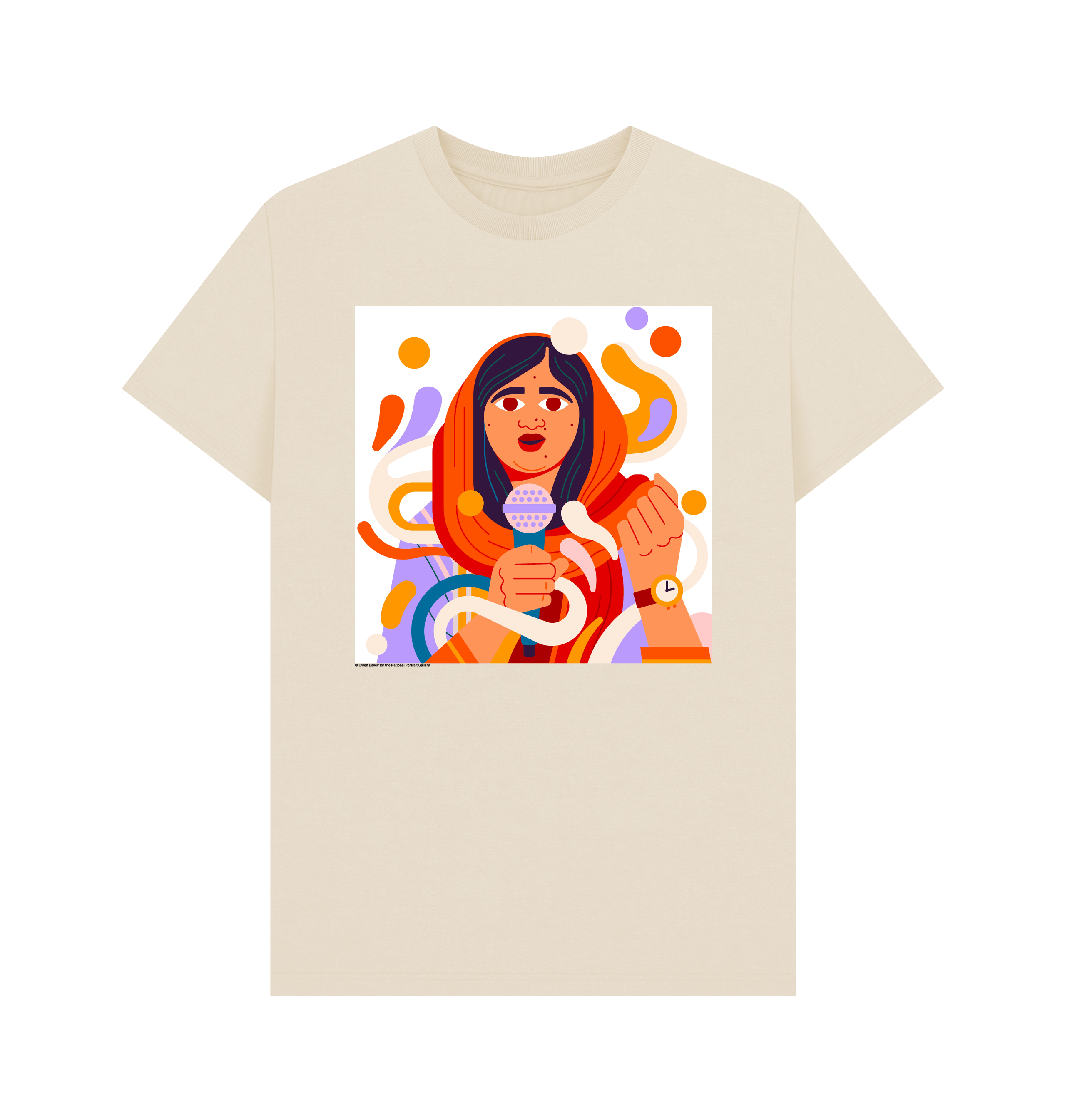 Oat printed t shirt front