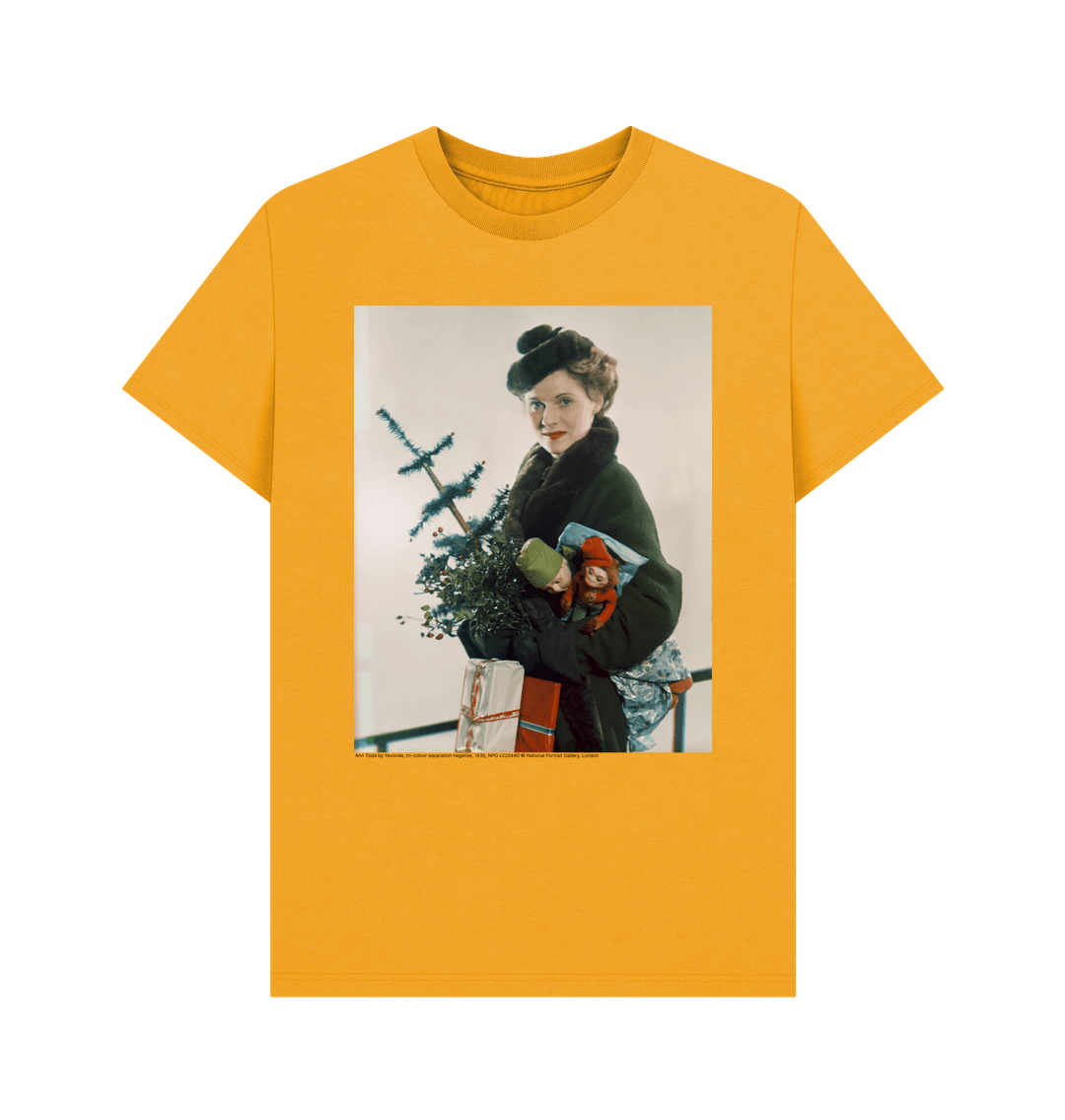 Mustard ann todd by yevonde unisex crew neck t shirt