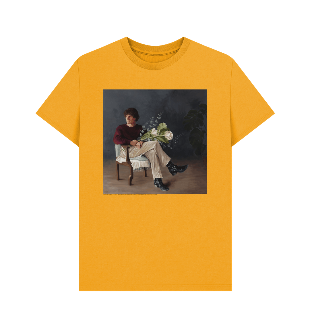 Mustard printed t shirt
