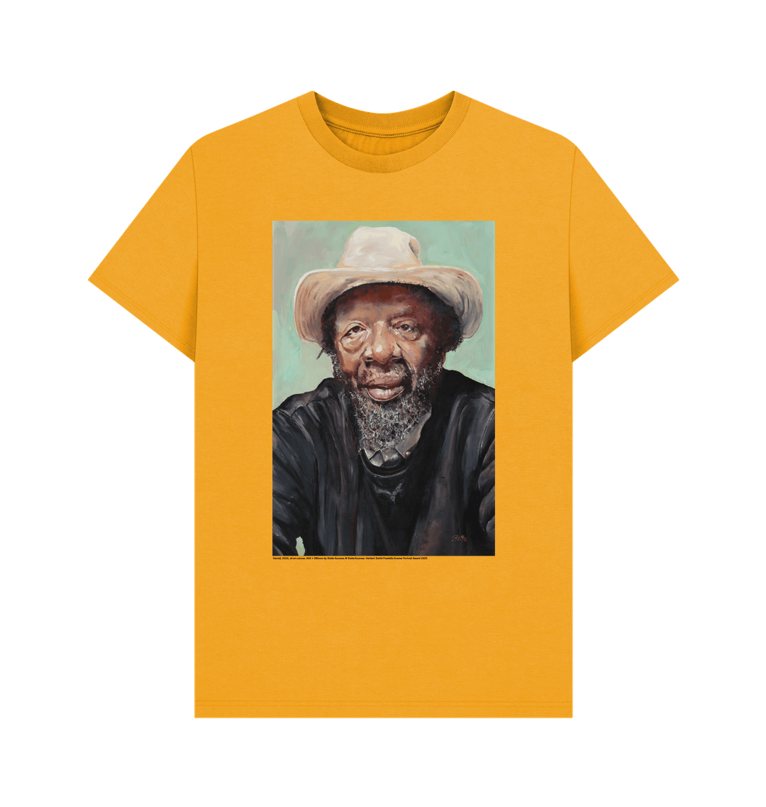 Mustard printed t shirt