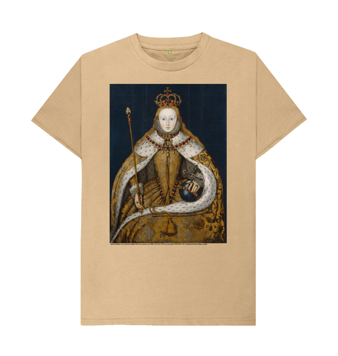 Sand printed t shirt front