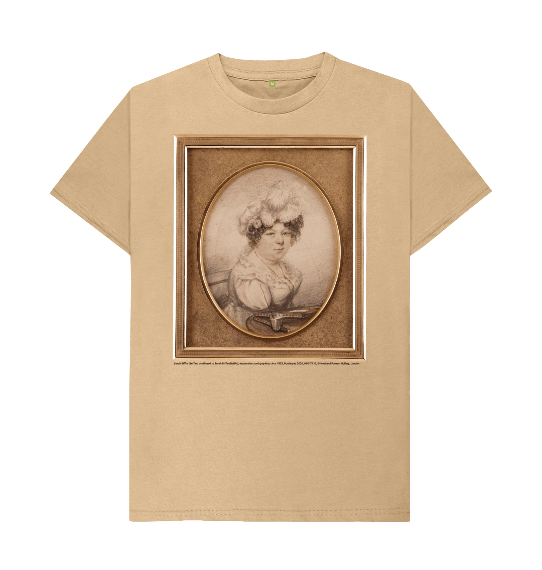 Sand printed t shirt front