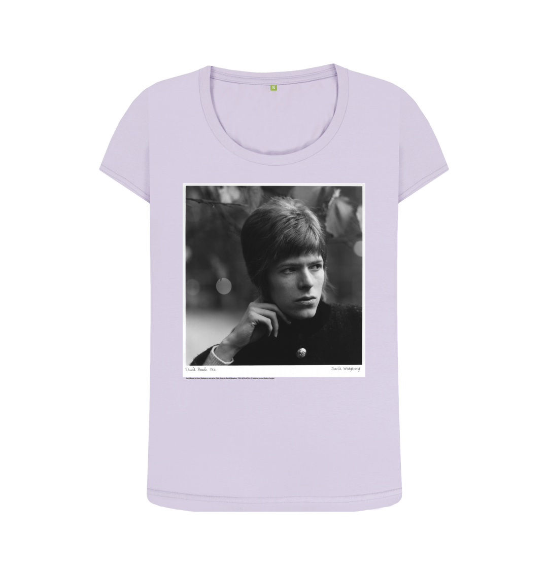 Violet printed t shirt front