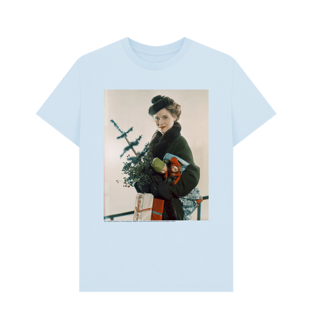 Sky blue ann todd by yevonde unisex crew neck t shirt
