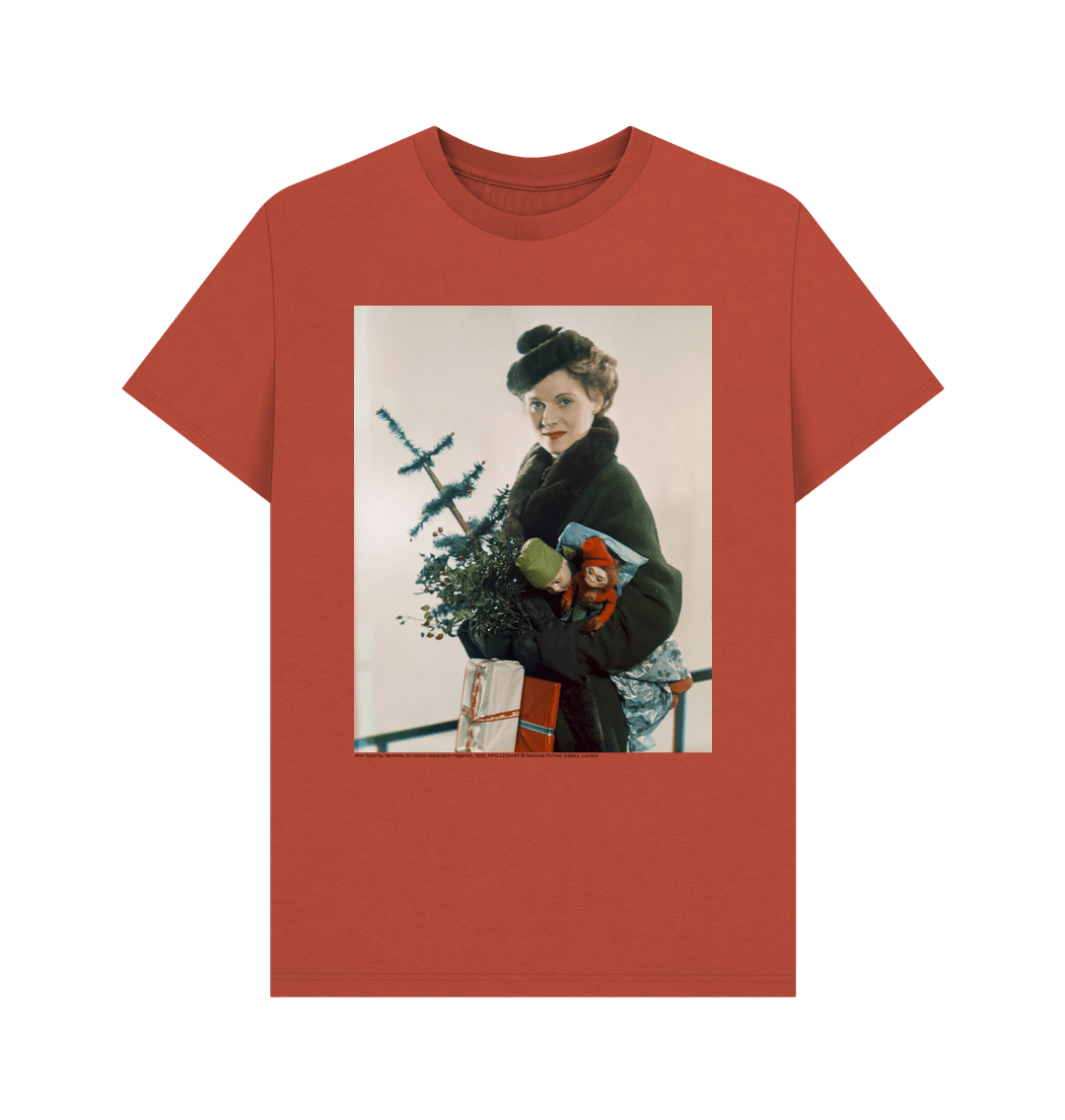 Rust ann todd by yevonde unisex crew neck t shirt