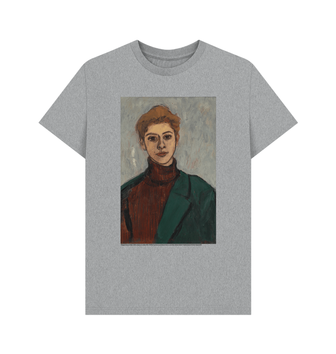 Athletic grey printed t shirt