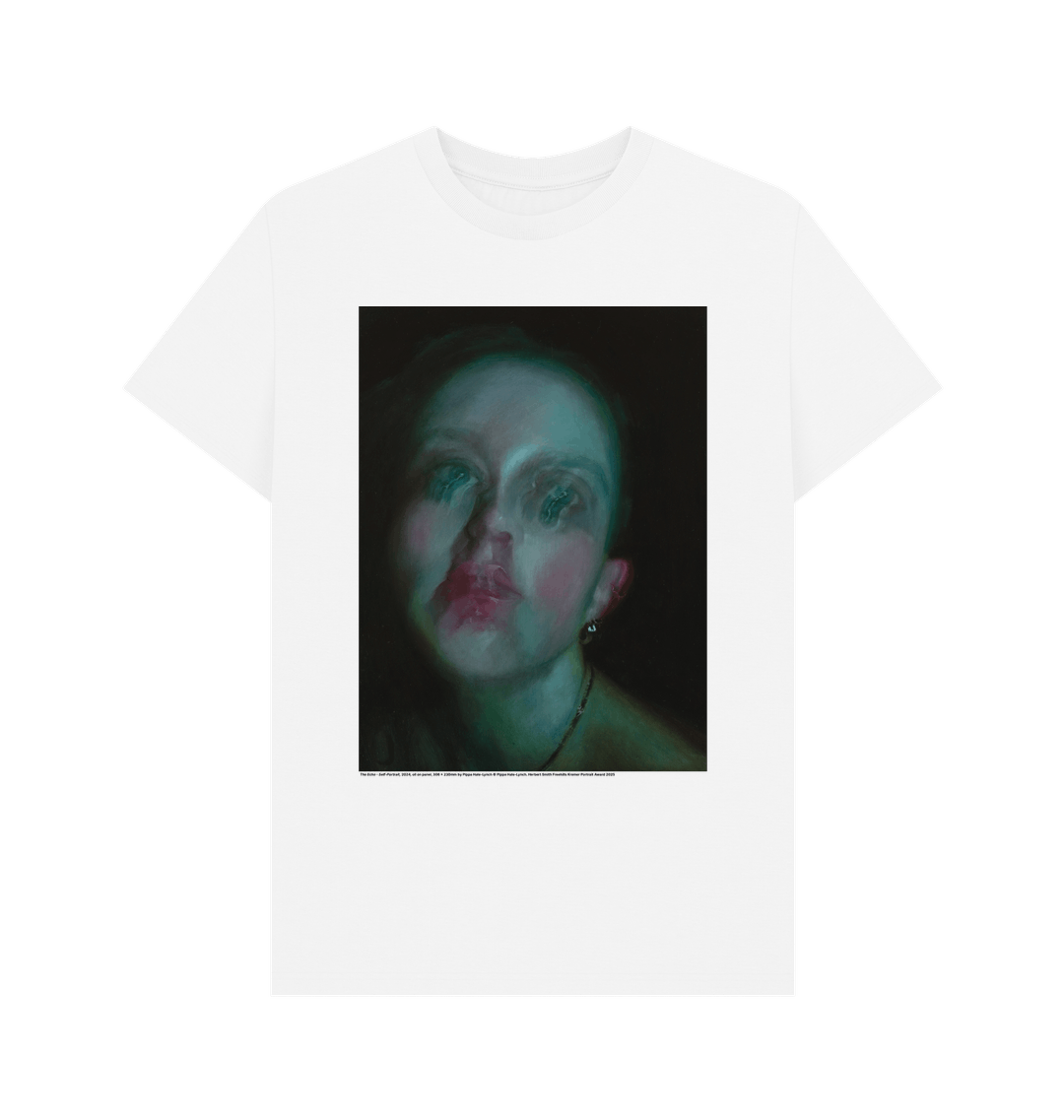 White printed t shirt