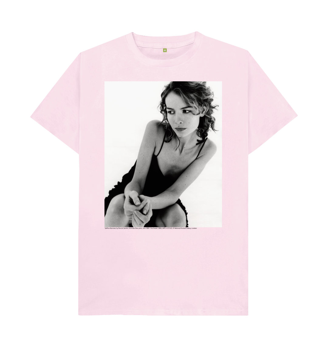 Pink printed t shirt front