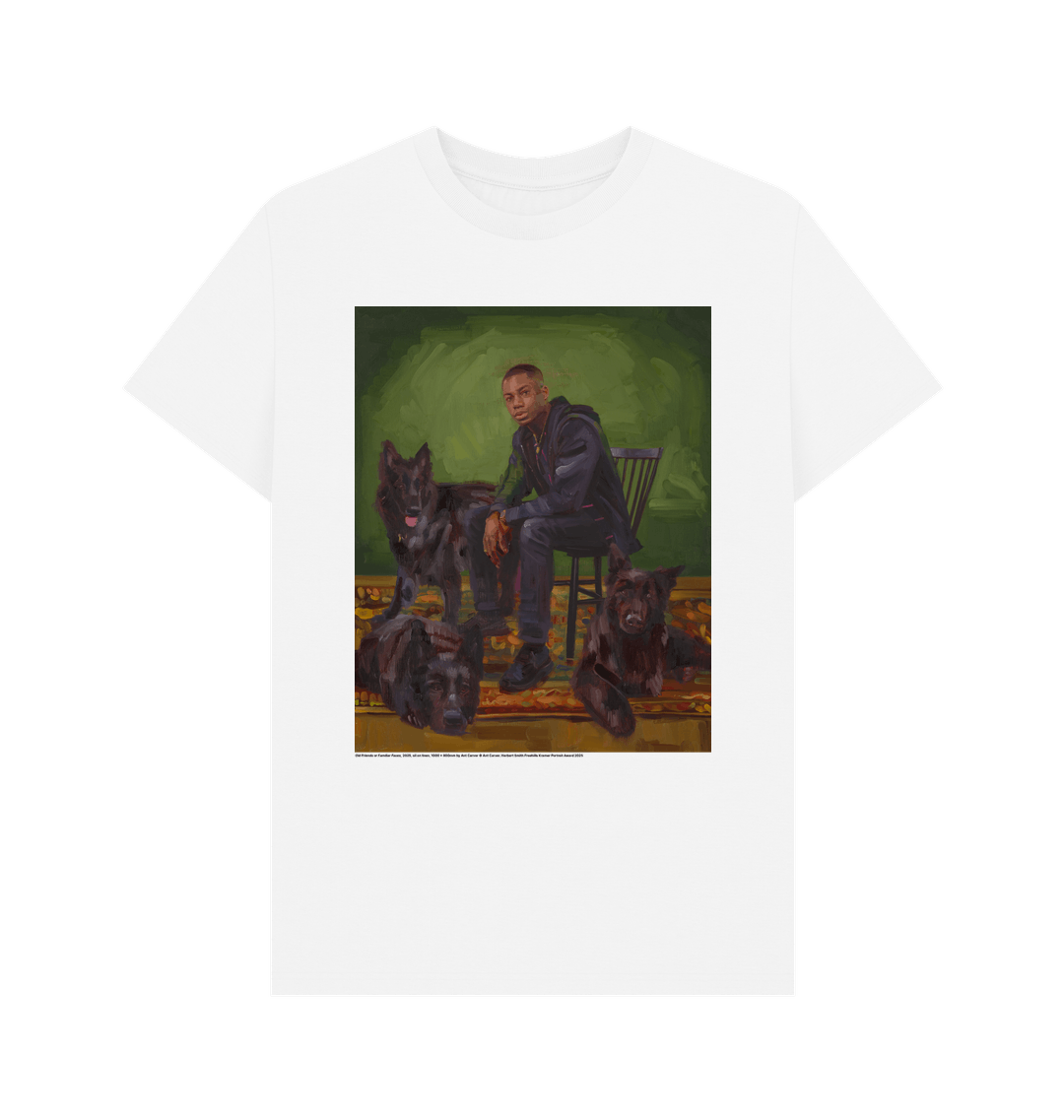 White printed t shirt