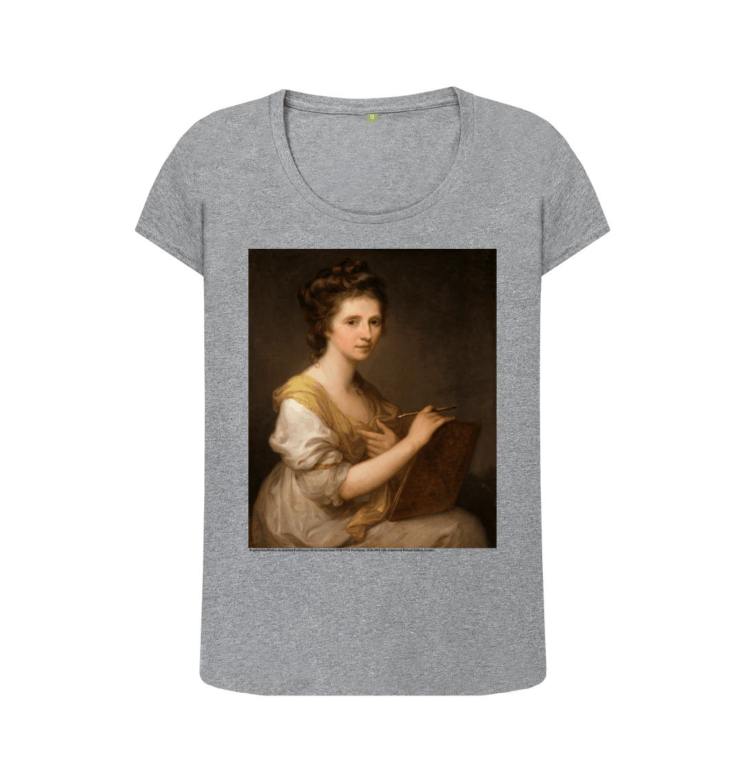 Athletic grey printed t shirt front