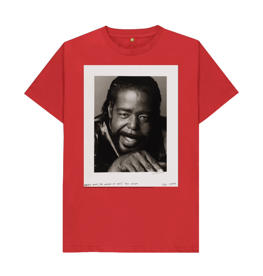 Red printed t shirt front