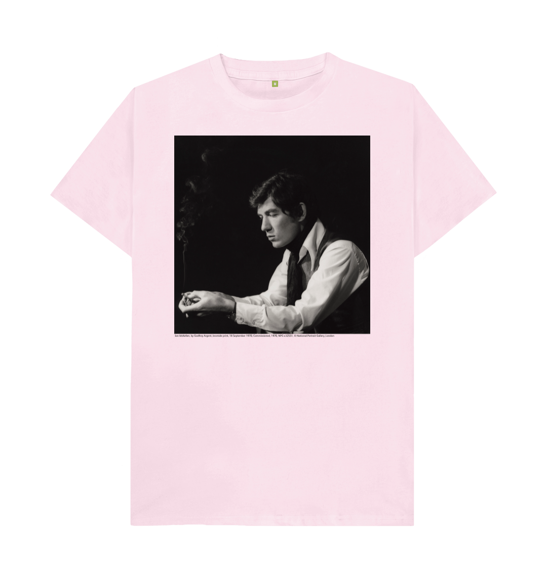 Pink printed t shirt front