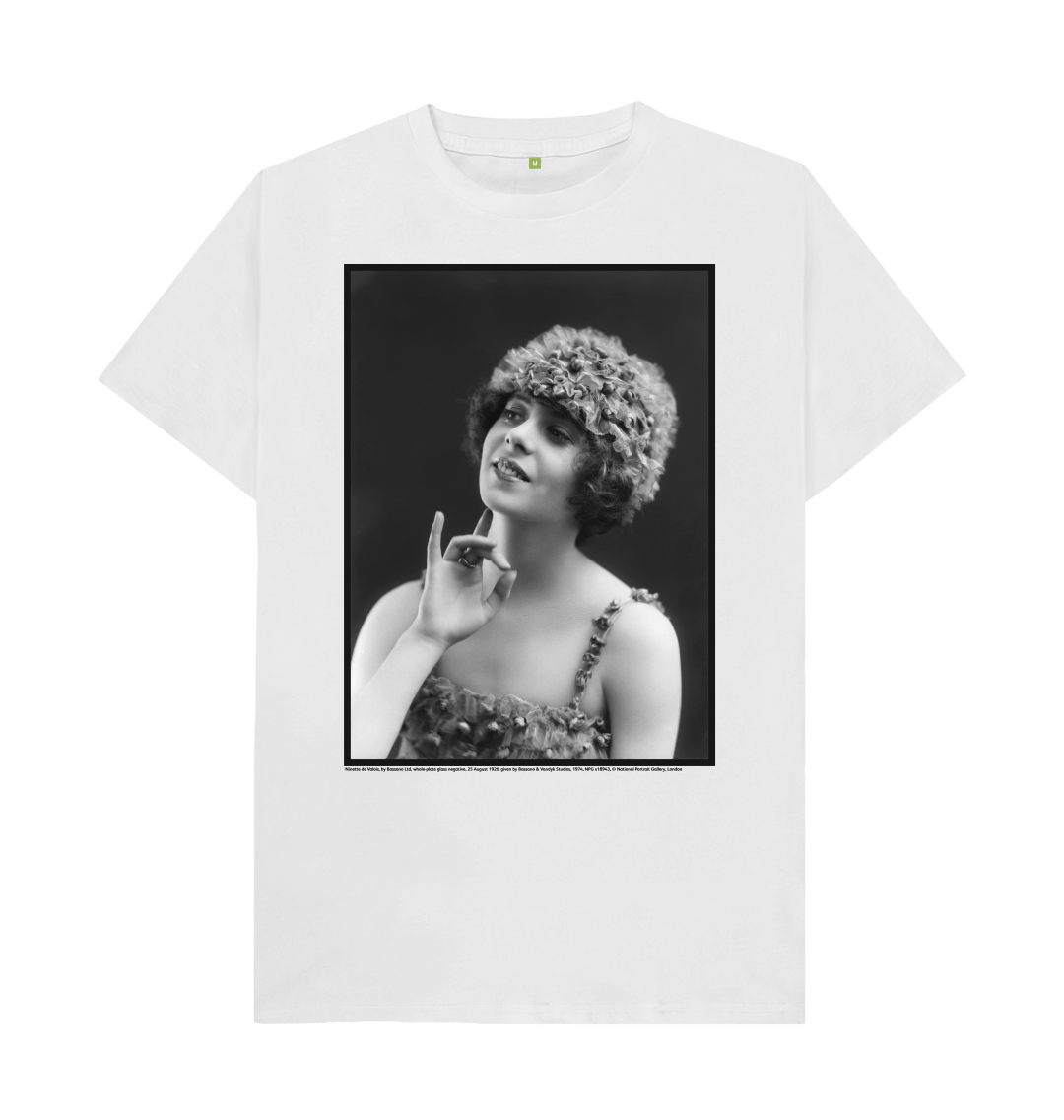 White printed t shirt front