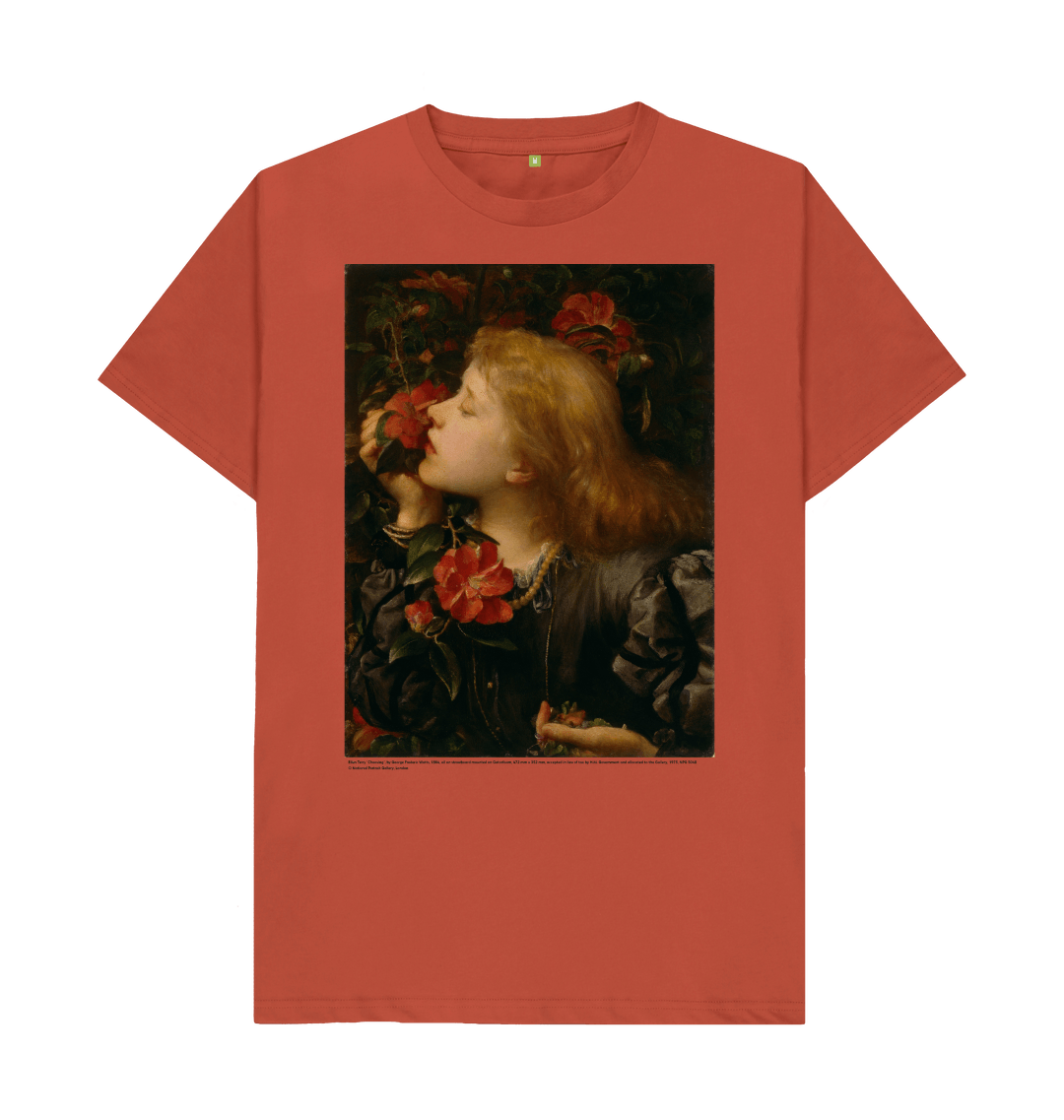 Rust printed t shirt front