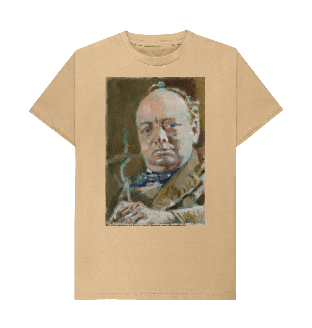 Sand printed t shirt front
