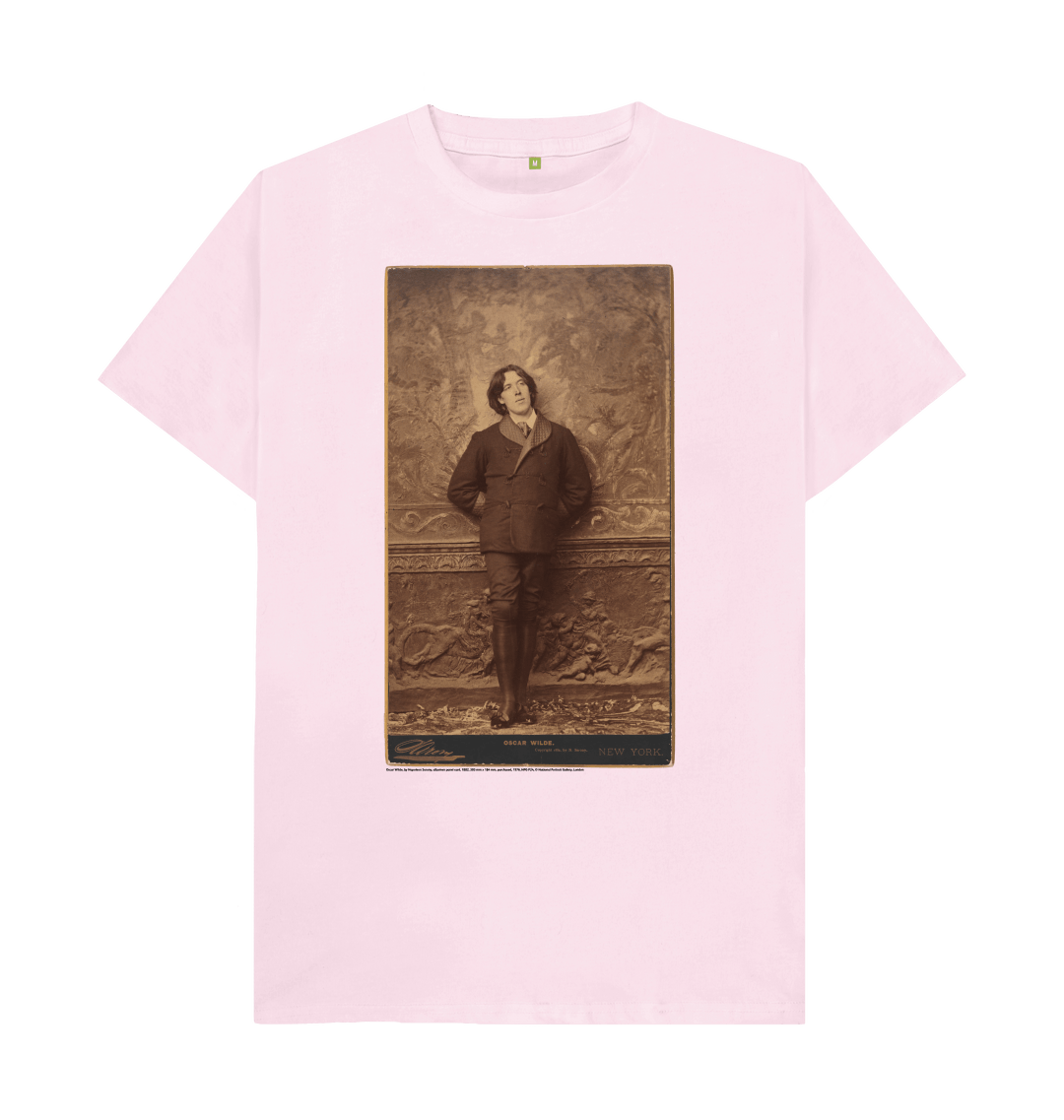 Pink printed t shirt front