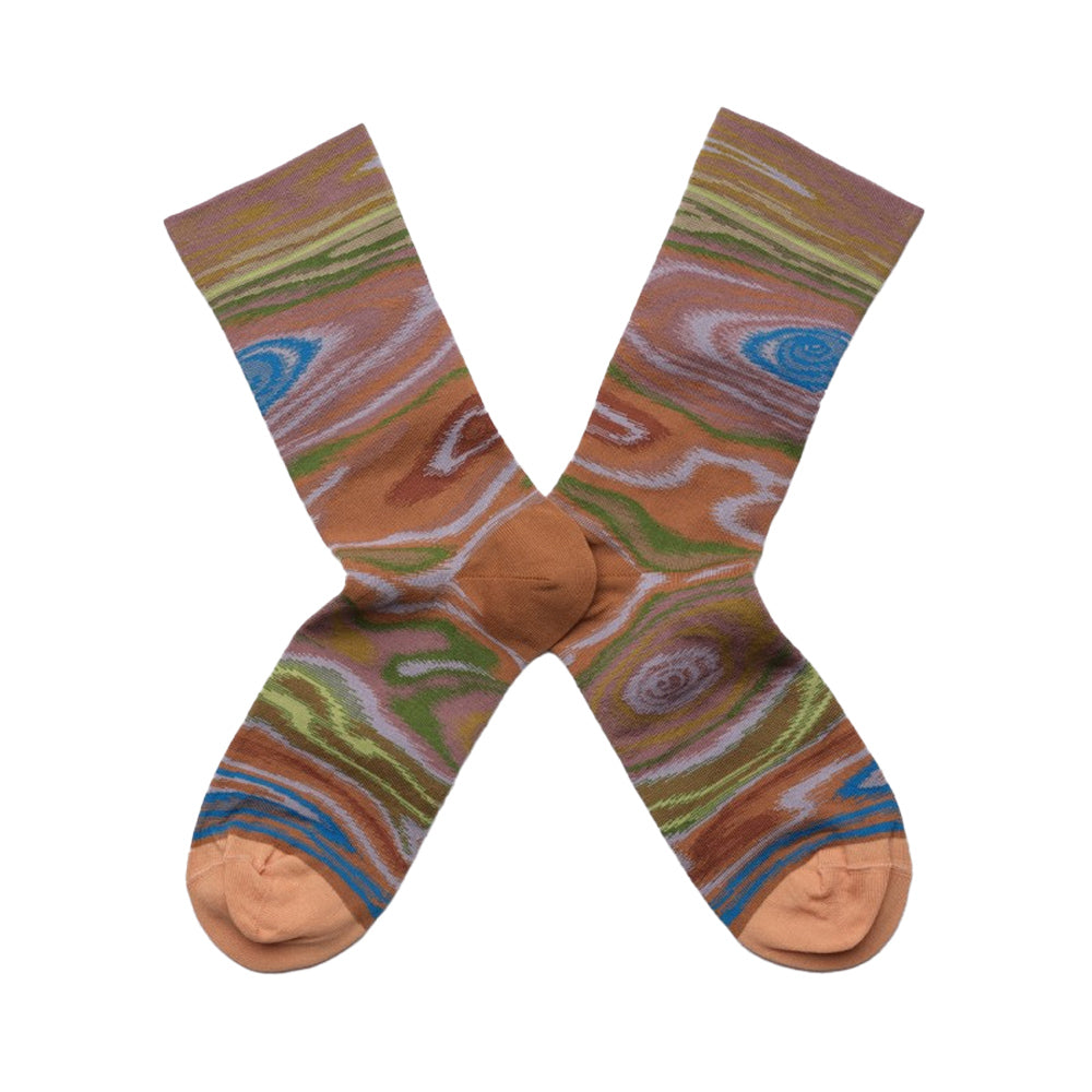 Camouflage socks brown