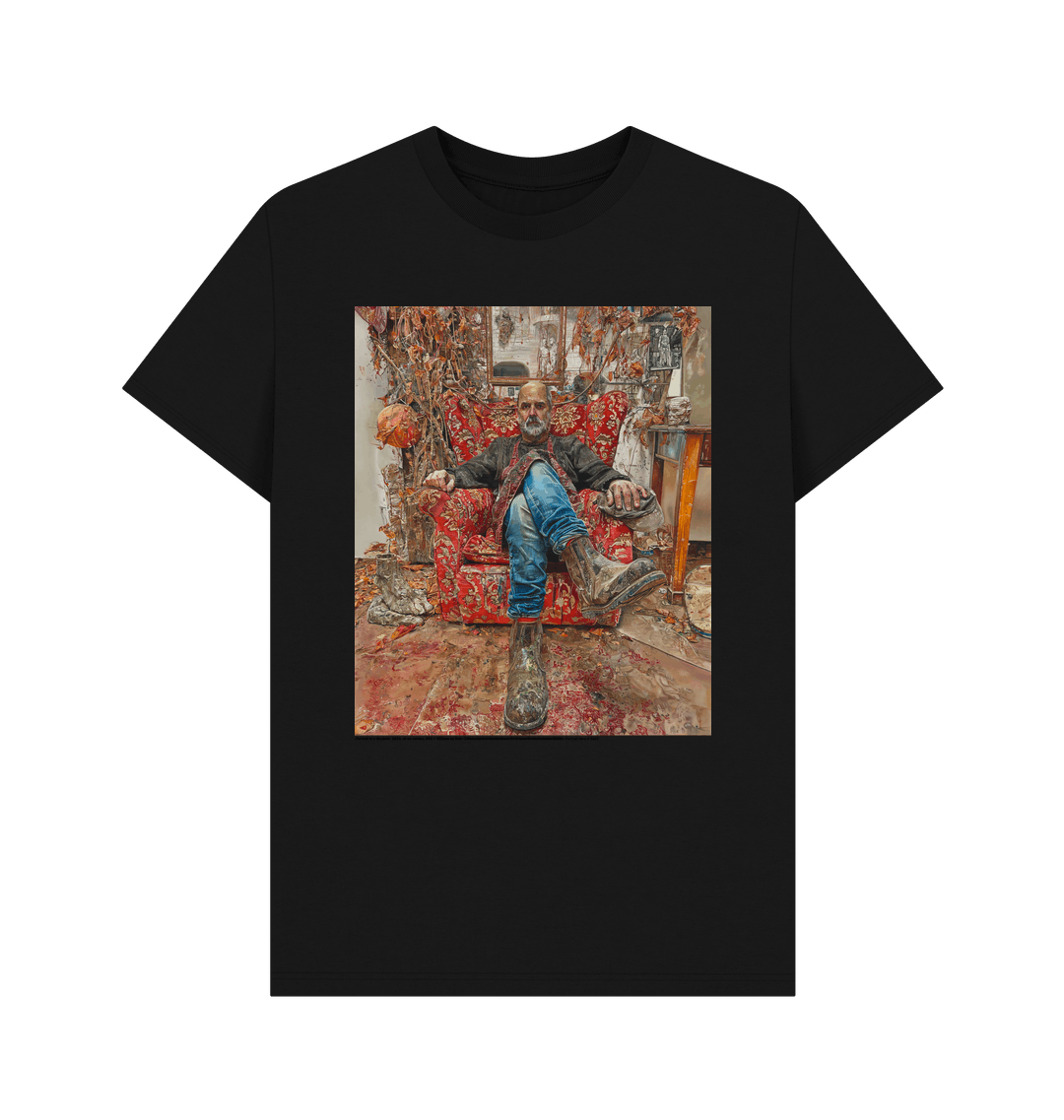 Black printed t shirt