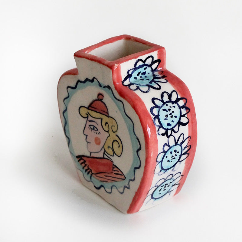 Ceramic portrait vase 2