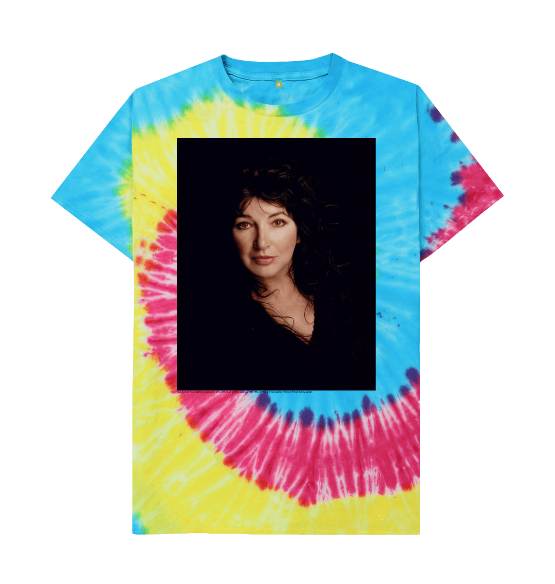 Tie dye printed t shirt front