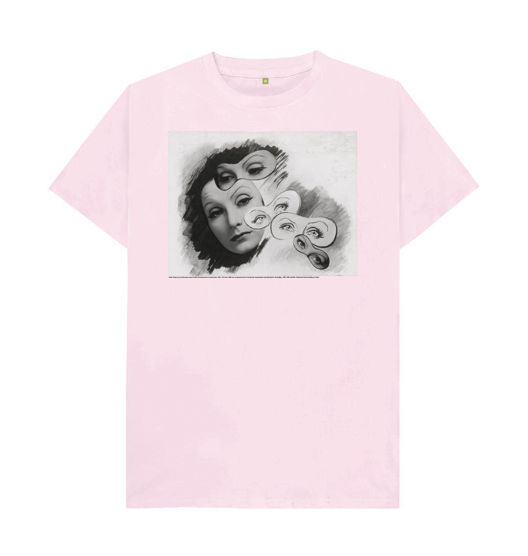 Pink printed t shirt front