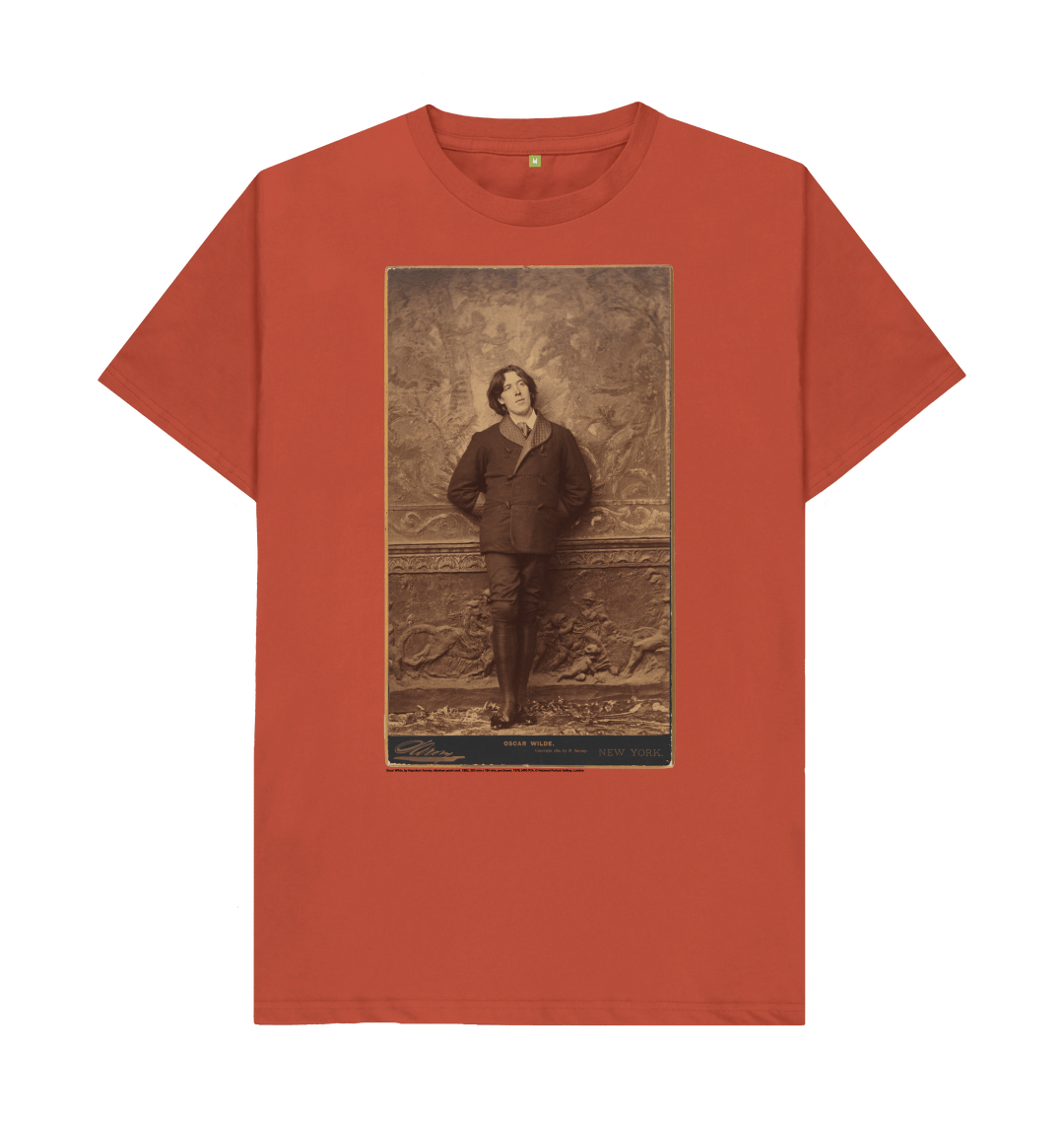 Rust printed t shirt front