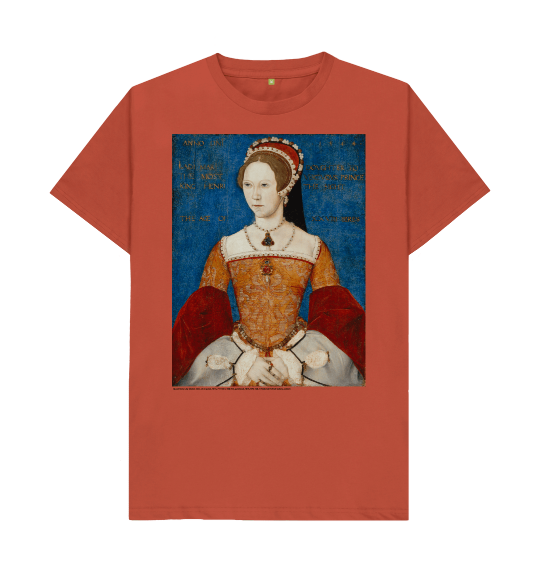 Rust printed t shirt front