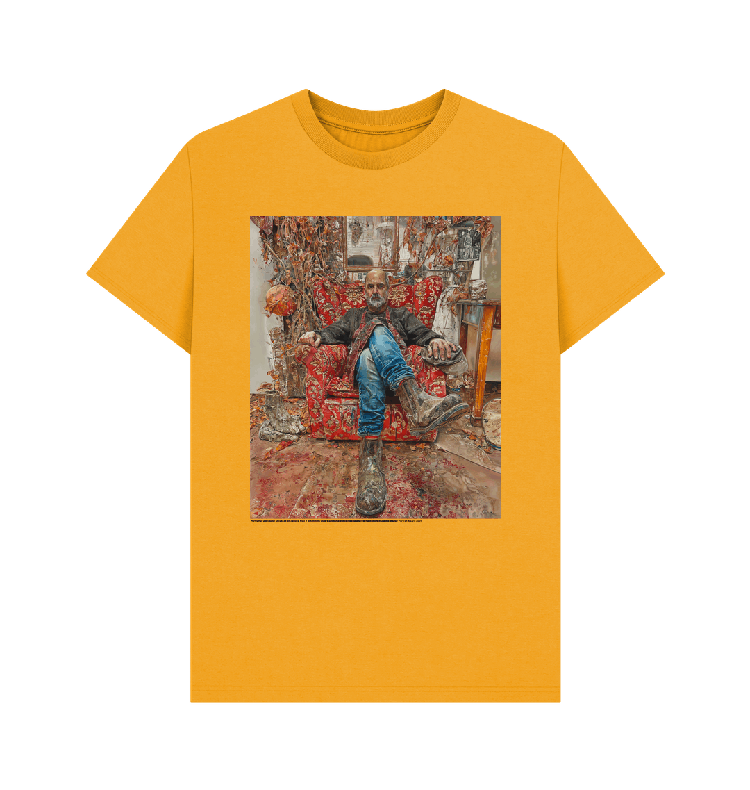 Mustard printed t shirt