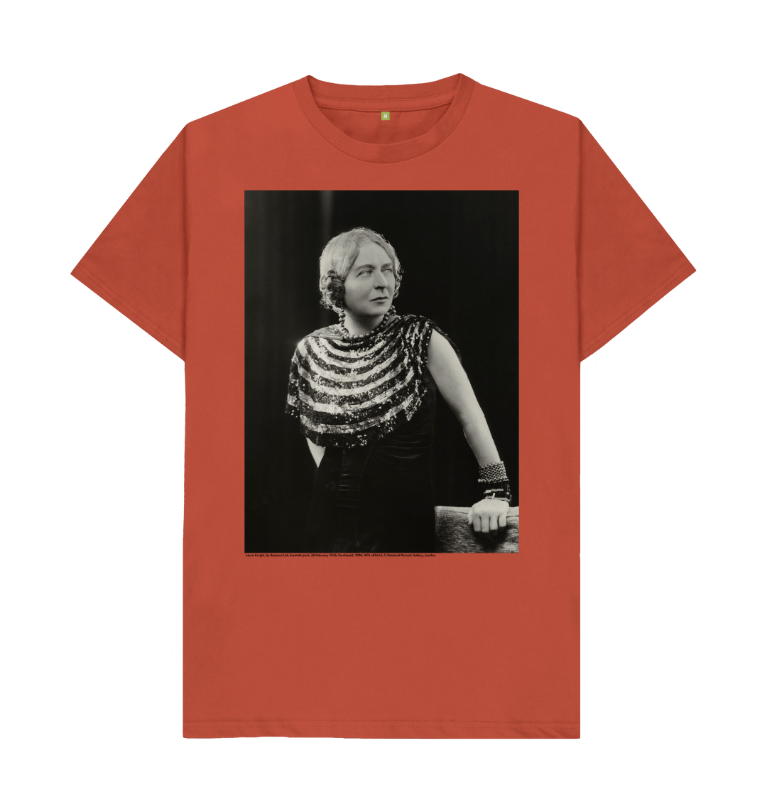 Rust printed t shirt front