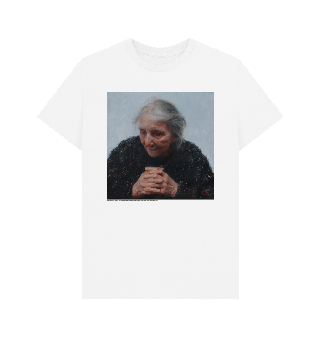 White printed t shirt