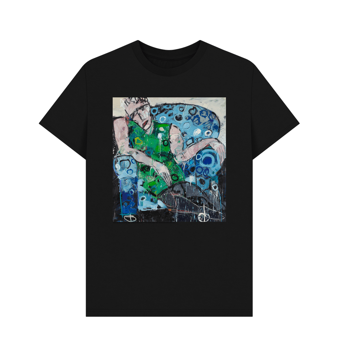 Black printed t shirt