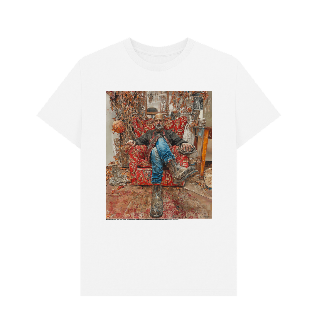 White printed t shirt