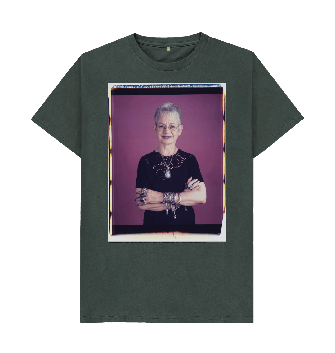 Dark grey printed t shirt front