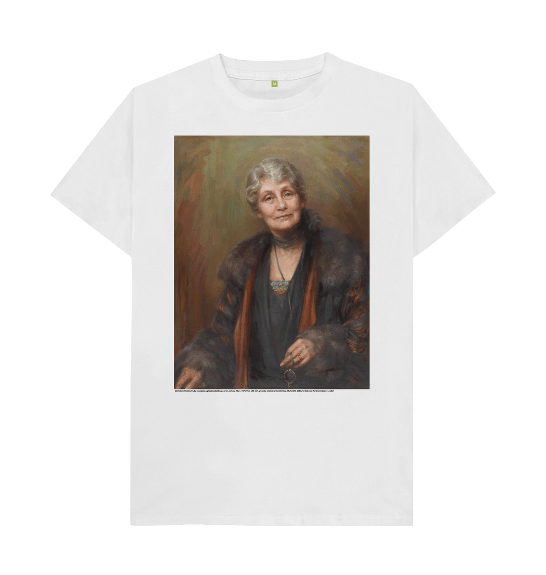 White printed t shirt front