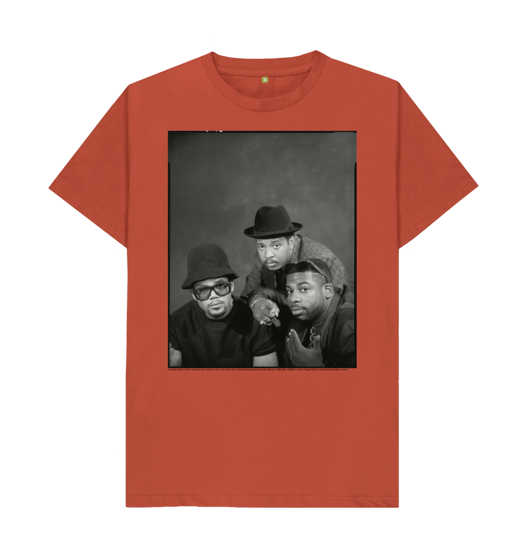 Rust printed t shirt front