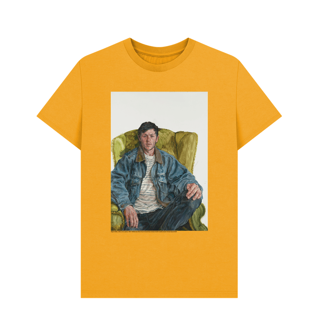 Mustard printed t shirt