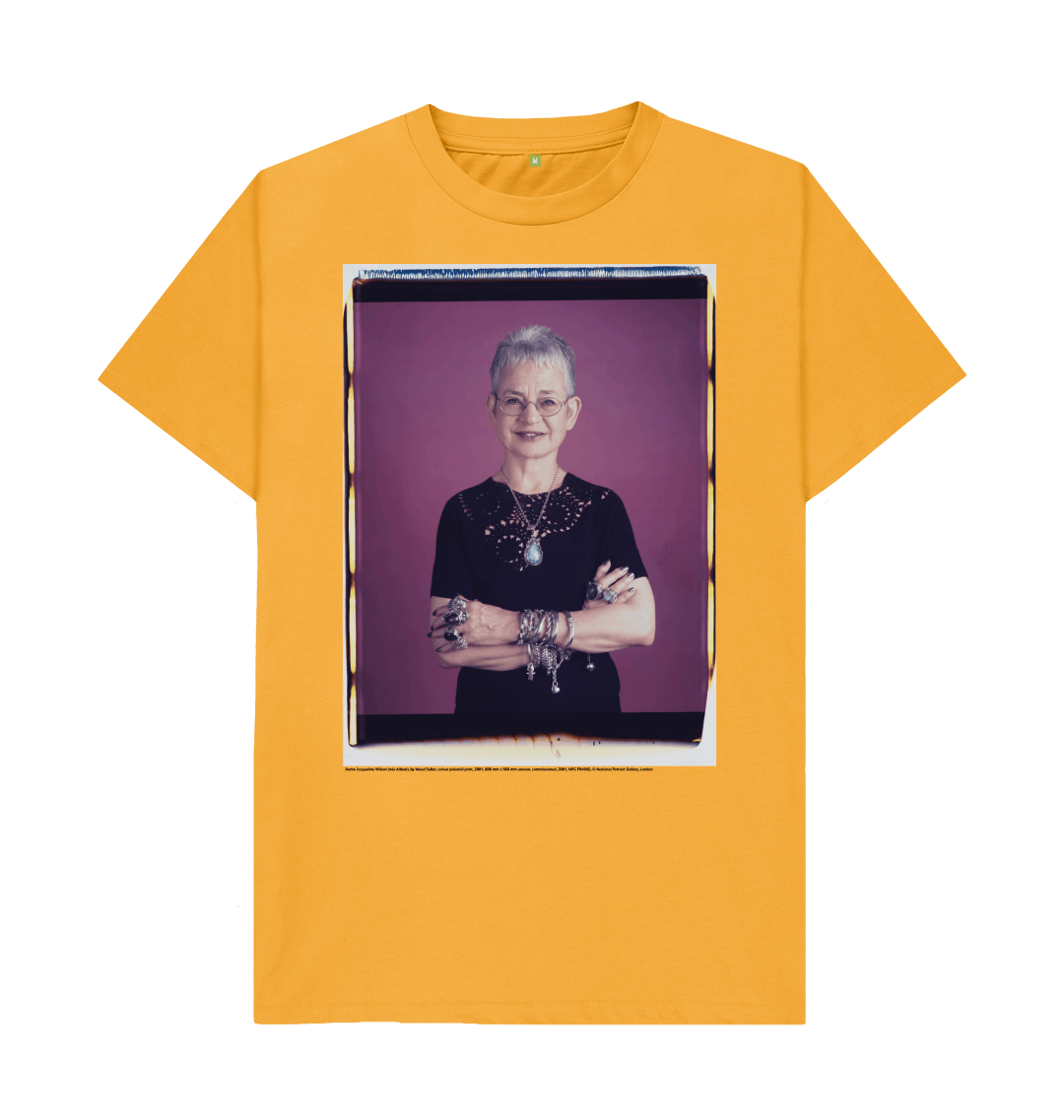 Mustard printed t shirt front