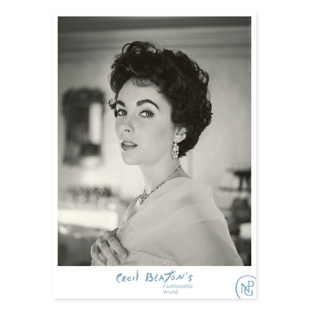 Elizabeth taylor cecil beaton a2 poster
