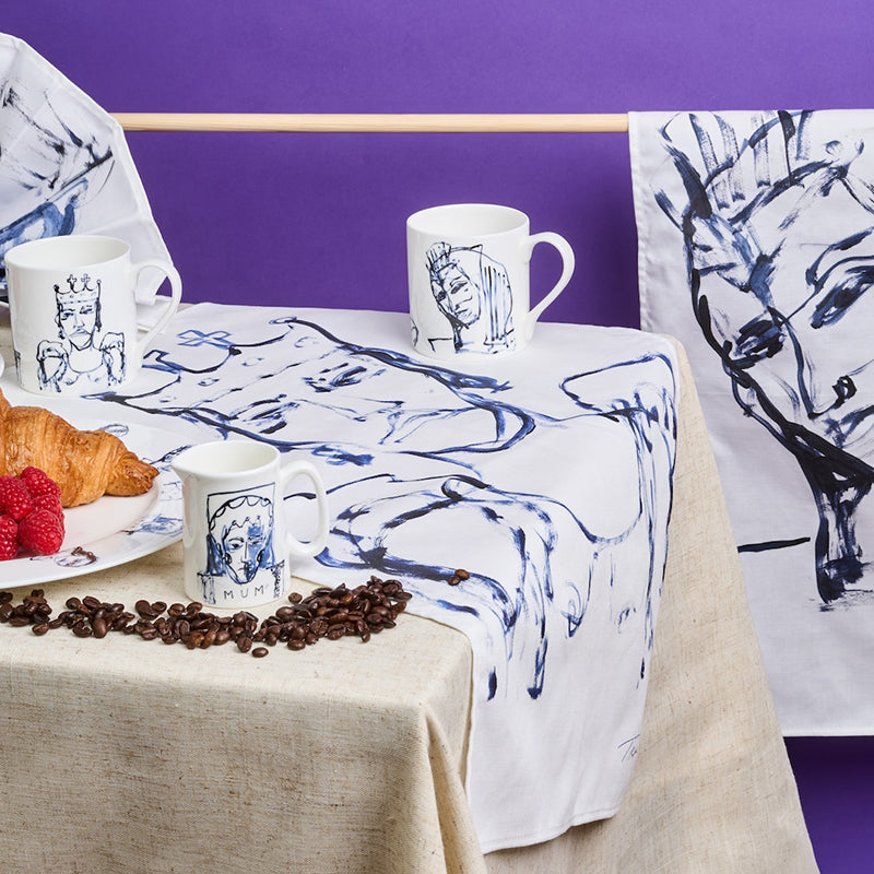Emin tea towels styled