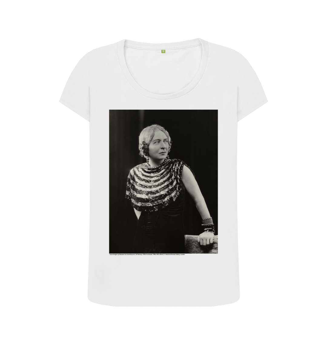 White printed t shirt front