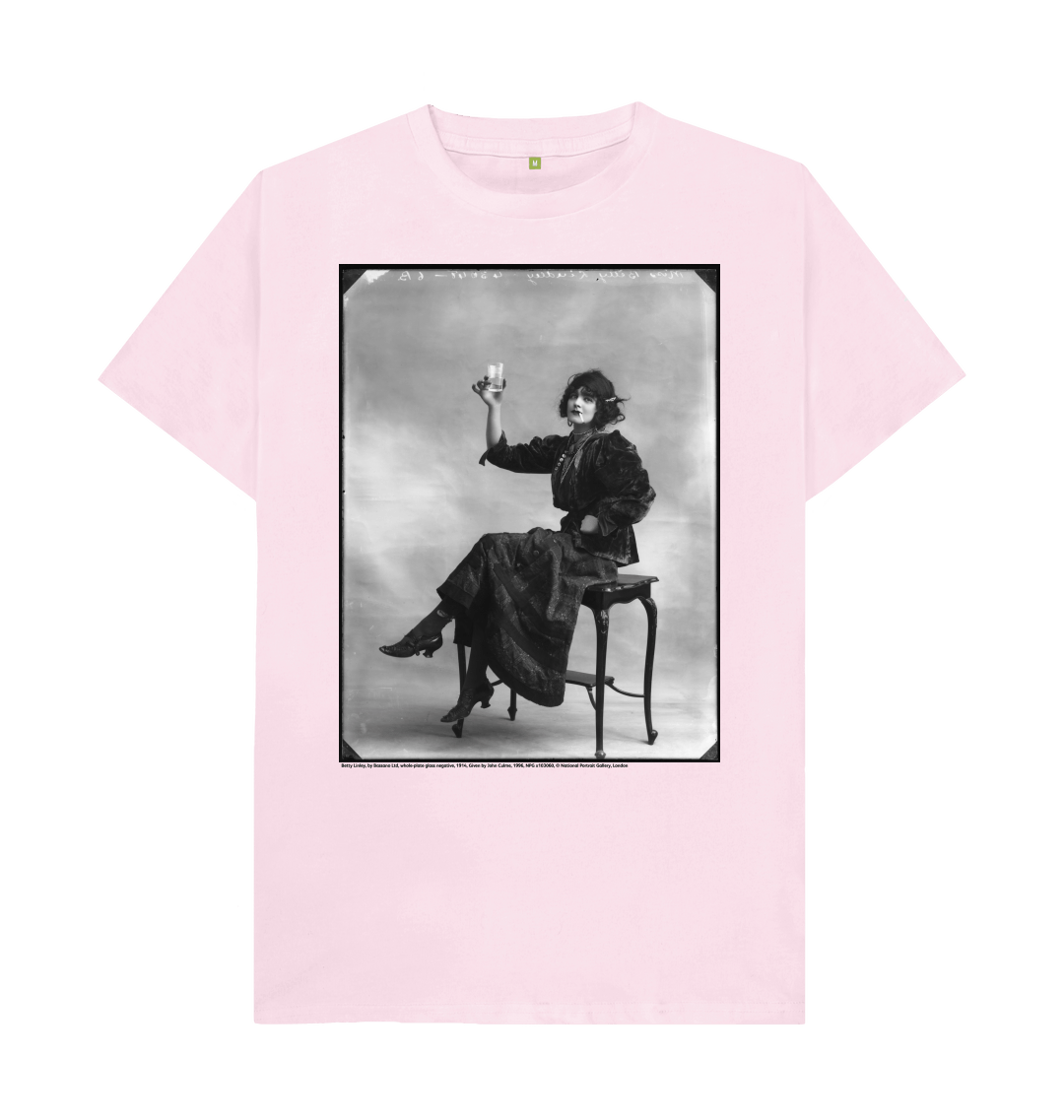 Pink printed t shirt front
