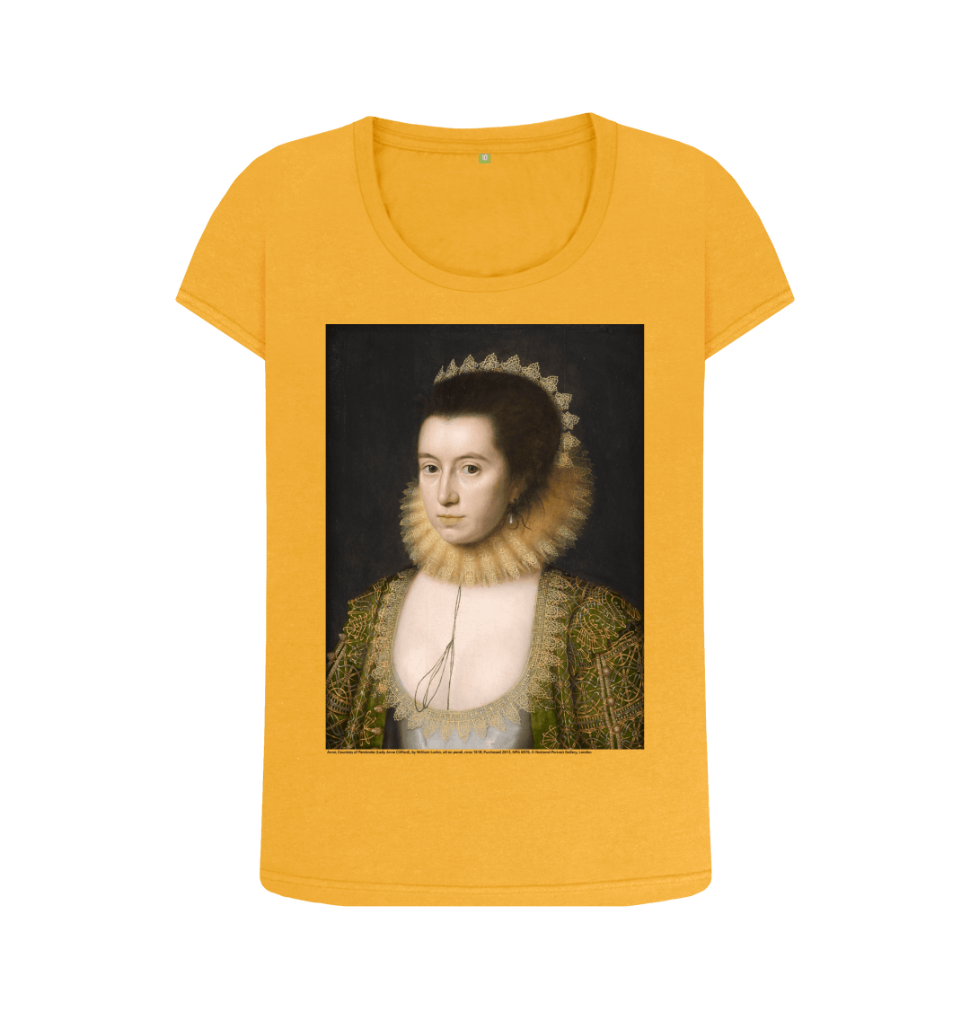 Mustard printed t shirt front