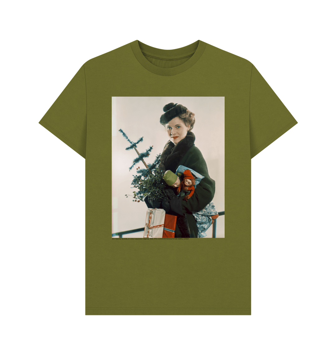 Moss green ann todd by yevonde unisex crew neck t shirt