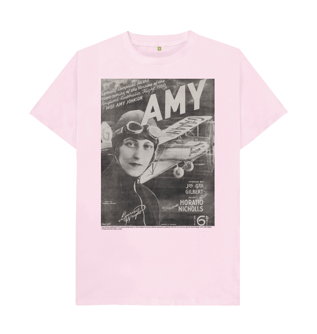 Pink printed t shirt front