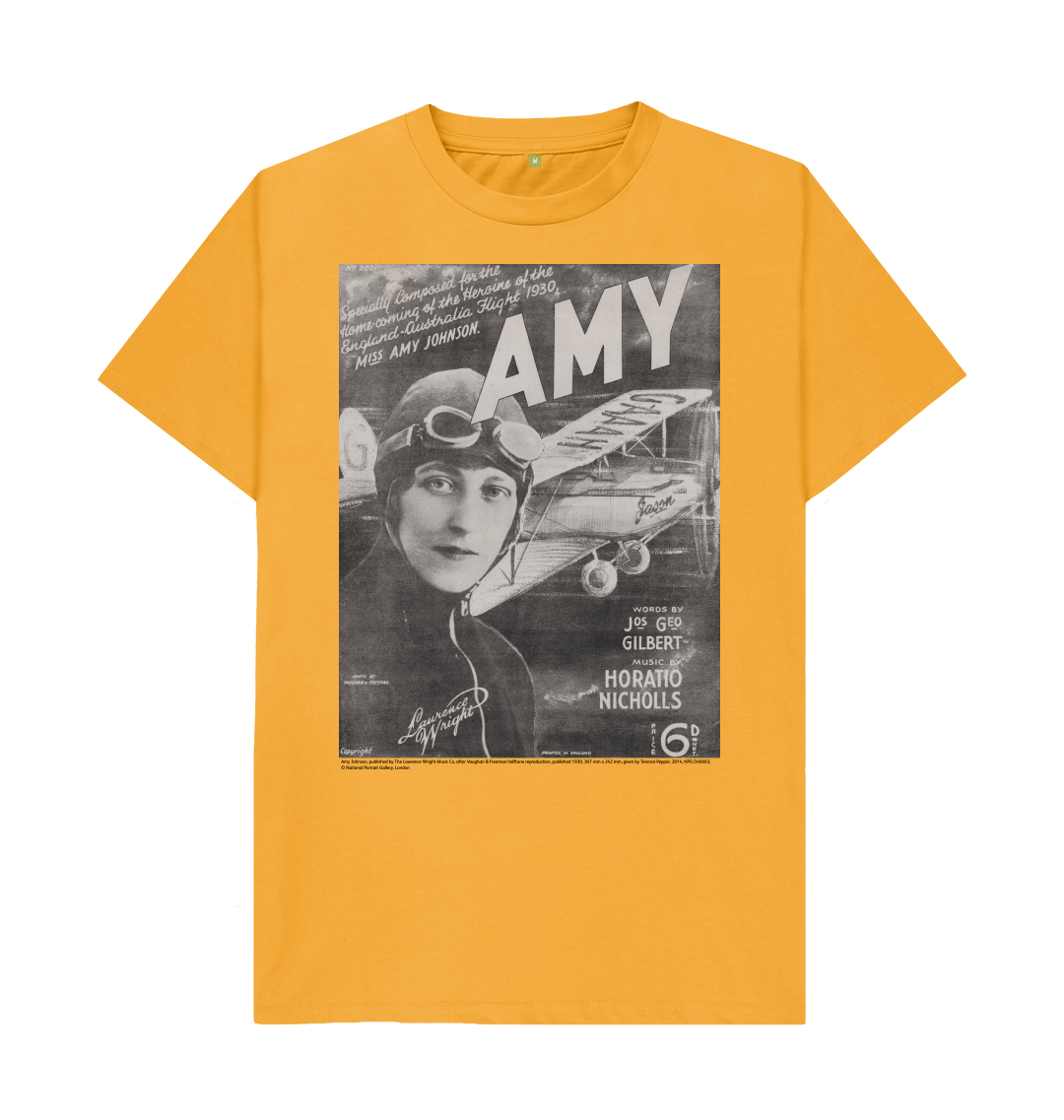 Mustard printed t shirt front