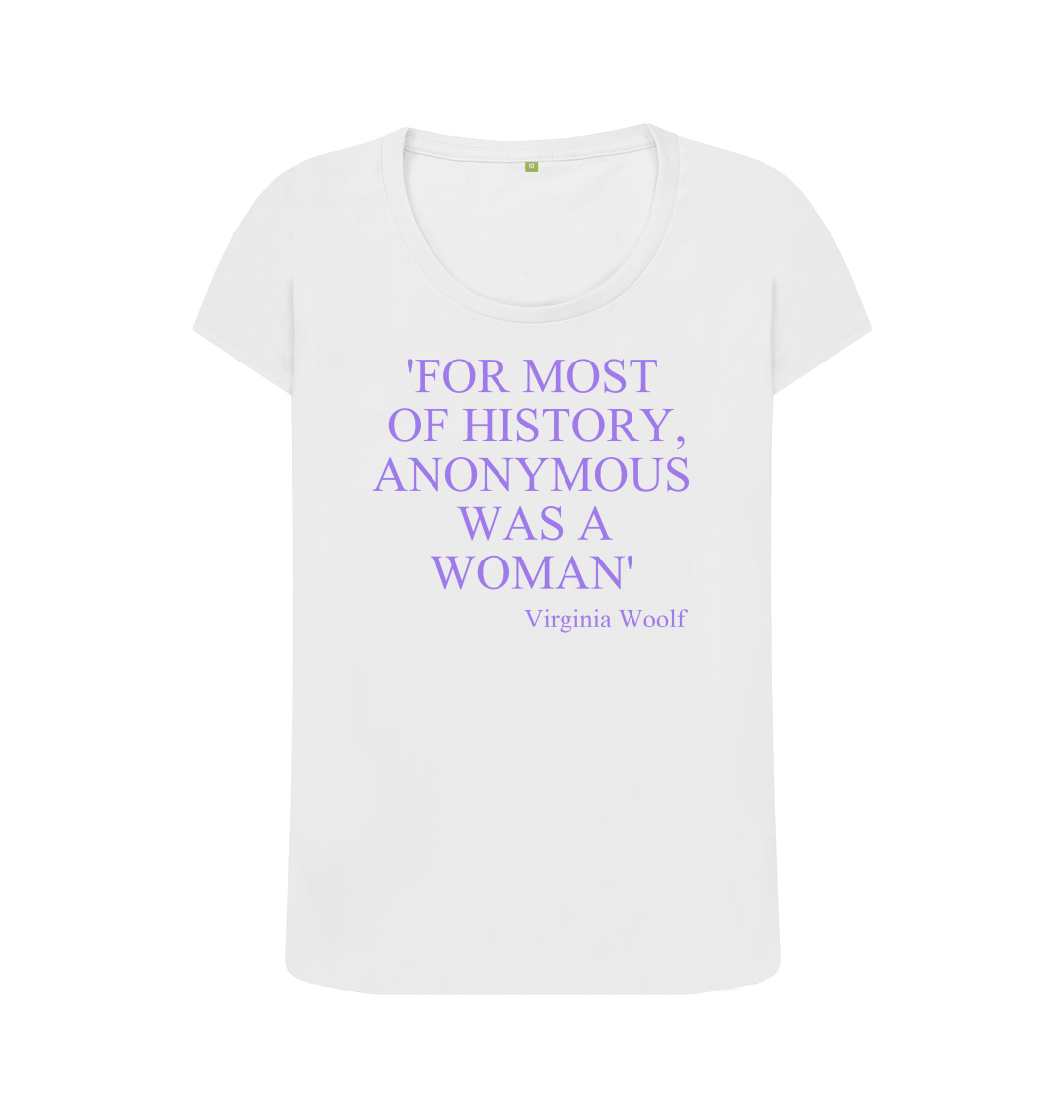 White printed t shirt front
