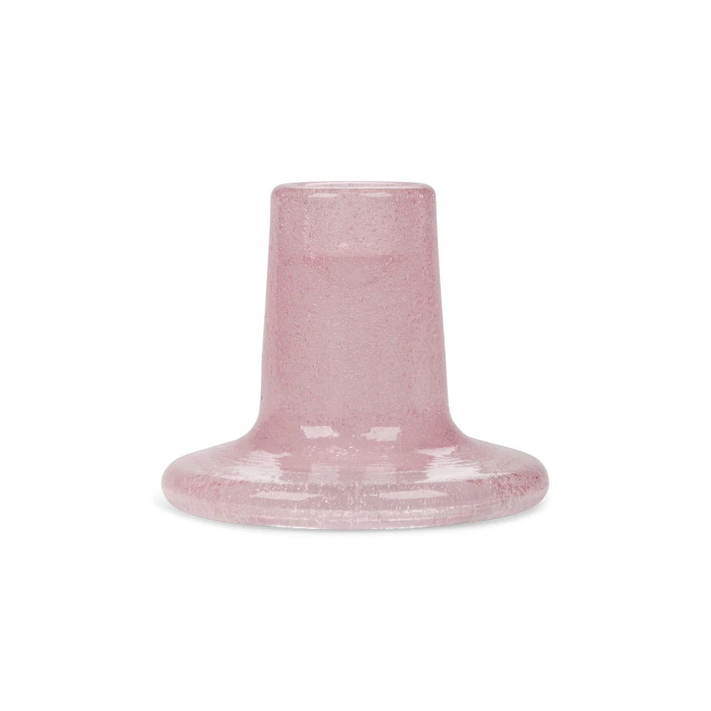 Glass candlestick holder old rose_a52d530c e424 4eb4 80a1 b16b980ef481