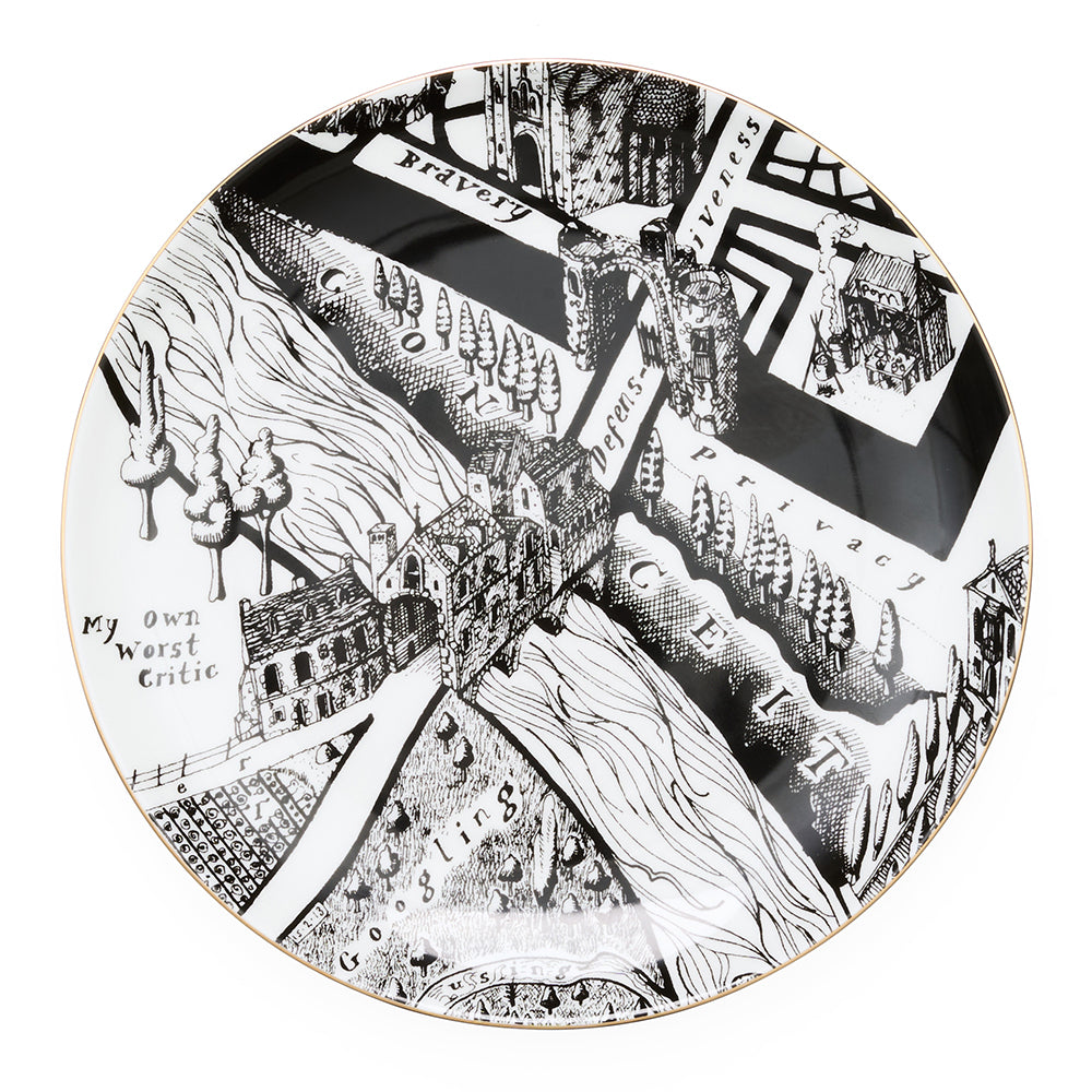 Grayson perry a map of days privacy plate