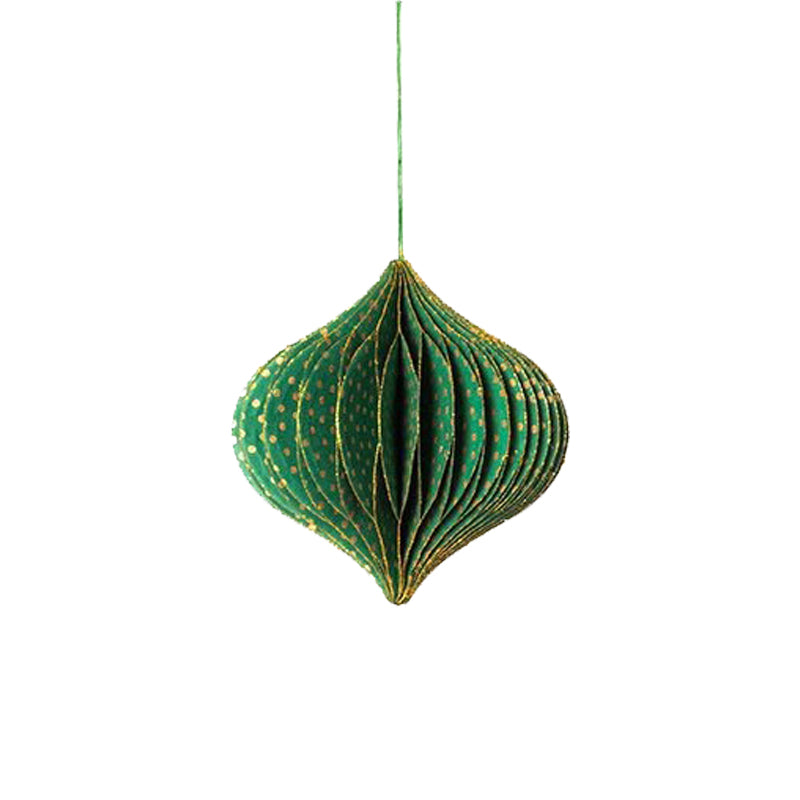 Green onion honeycomb decoration