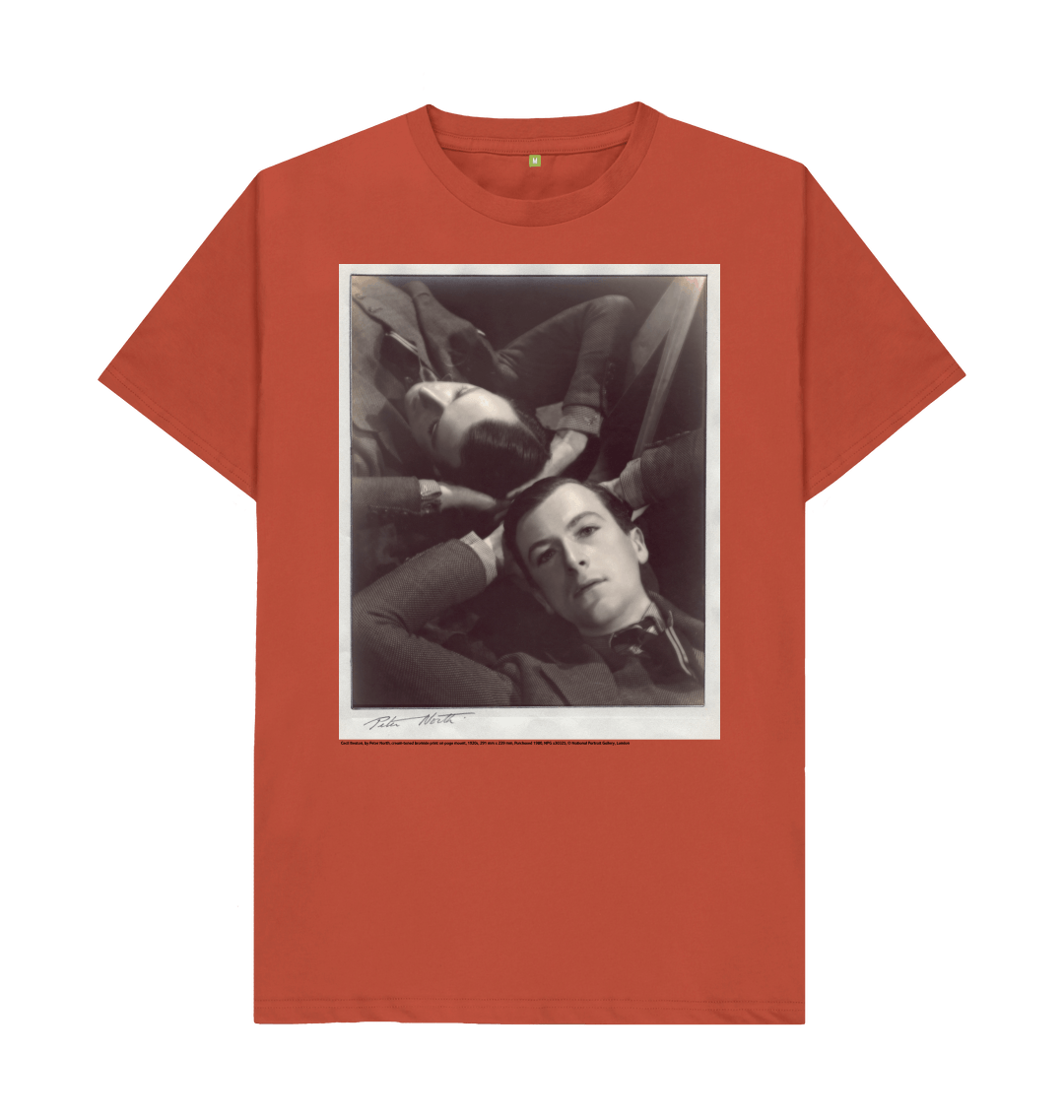 Rust printed t shirt front